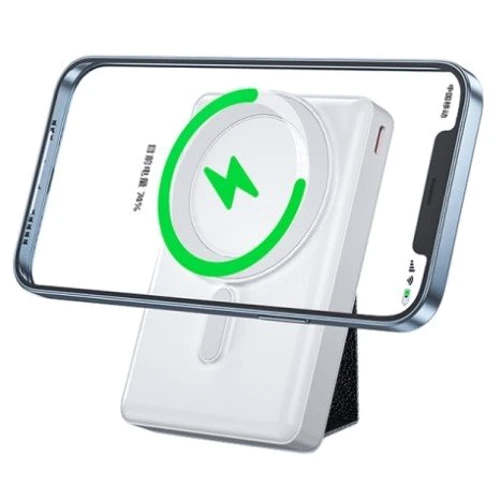 Внешний аккумулятор WIWU Power Bank 10000mAh Magnetic Wireless 15W White (JC-20) фото 8