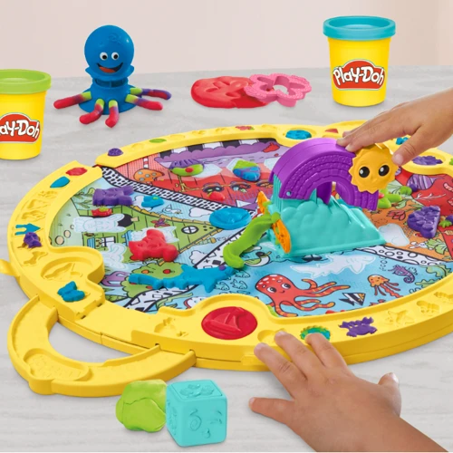 Набір для творчості HASBRO PLAY-DOH PD із пластиліном та зі складним килимком для зберігання (F9143) фото 4
