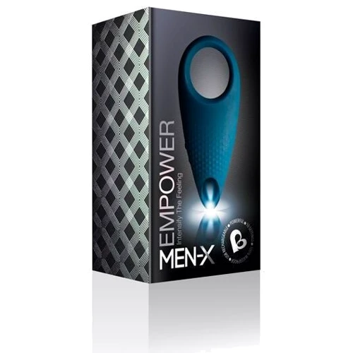 Эрекционное кольцо с вибрацией Rocks Off Empower Blue