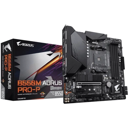 Gigabyte B550M AORUS PRO-P: Оперативна пам'ять 4xDDR4 4733 МГц, до 128 ГБ