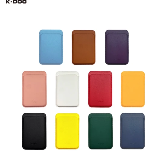 Чехол для iPhone K-DOO Leather Wallet MagSafe Brown: Материалы искусственная кожа