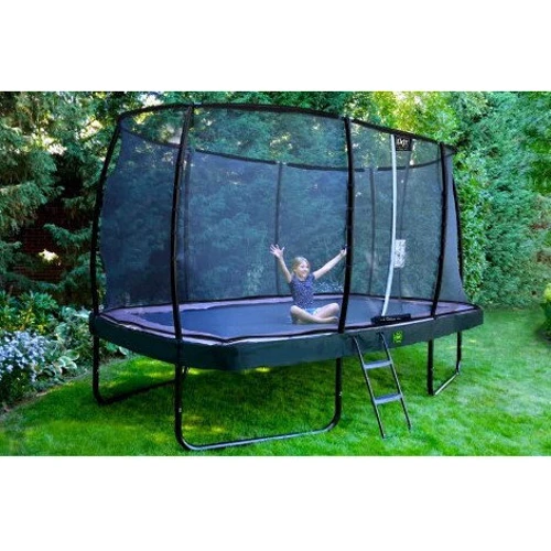 Батут EXIT Elegant Premium прямоугольный 214х366 cm green: Форма прямоугольник
