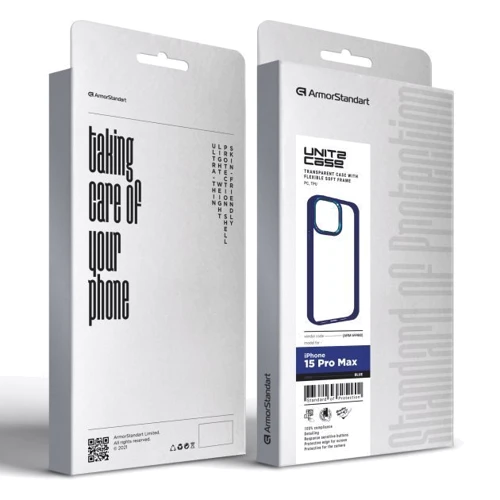 Чехол для iPhone ArmorStandart UNIT2 Case Blue for iPhone 15 Pro Max (ARM69988): Тип аксессуара чехол