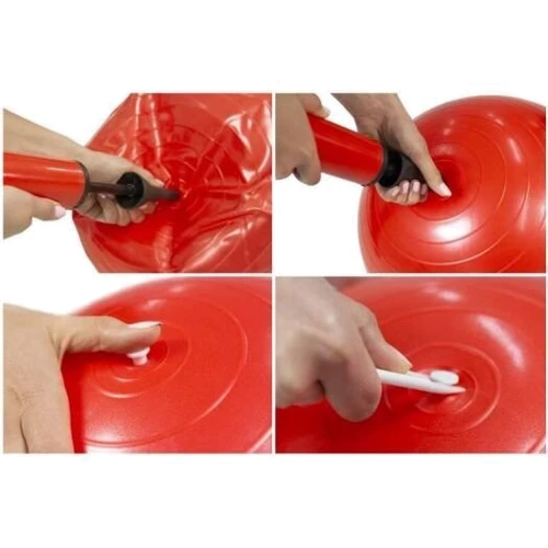 Мяч для фитнеса Hop-Sport HS-R085YB red 85cm: Диаметр, см 85