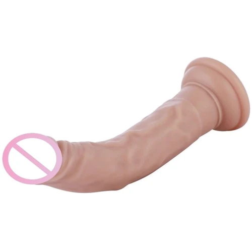 Реалистичный фаллоимитатор для секс-машин Hismith 7.5″ Flexible Silicone Dildo