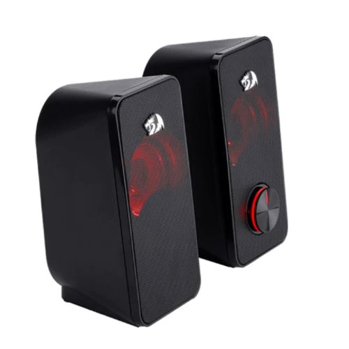 Акустична система Redragon Stentor 6W USB Black (77600): Матеріал корпусу пластик