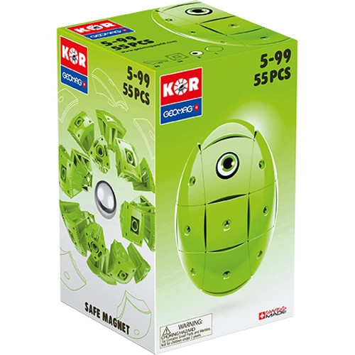 Geomag KOR Pantone Green | Магнітний конструктор Геомаг Кор зелений