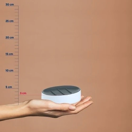 Мыльница KELA Matsi белый 12.5х8.5х3 см (23705)