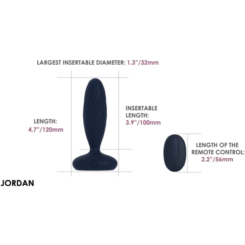 Анальная пробка G Svakom Jordan Navy Blue