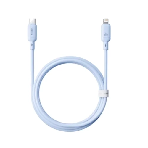 Кабель Baseus Cable USB-C to Lightning Silky Series 20W 1m Blue (P10377700313-00) фото 3