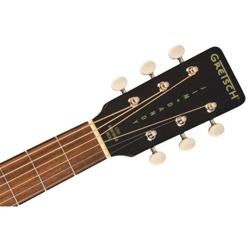 Гитара электроакустическая GRETSCH DELTOLUXE PARLOR BLACK: Размер 7/8 (для невысоких людей)