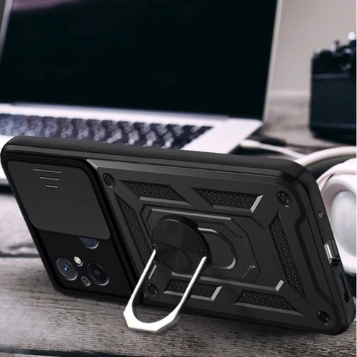 Чохол для телефона BeCover Military Black для Xiaomi Redmi 12C (709165): Матеріал силікон