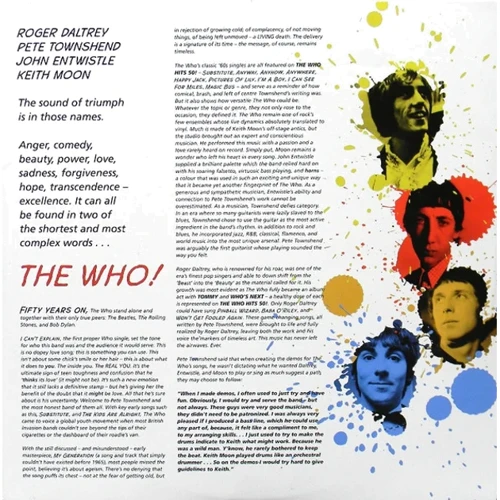 LP2 I-DI The Who: The Who Hits 50 (LP0063) фото 8