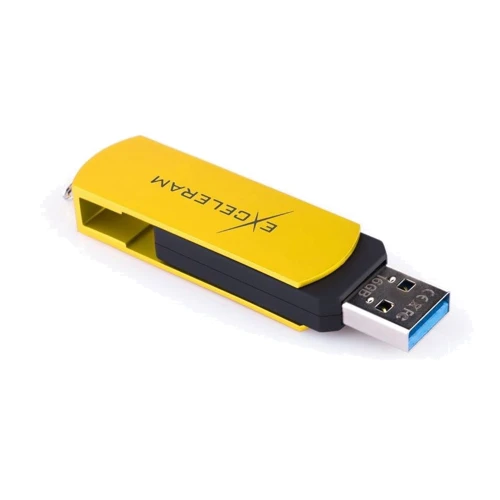 USB-флешка eXceleram 16GB P2 Series USB 3.1 Gen 1 Yellow2/Black (EXP2U3Y2B16): Обсяг пам'яті 16 GB