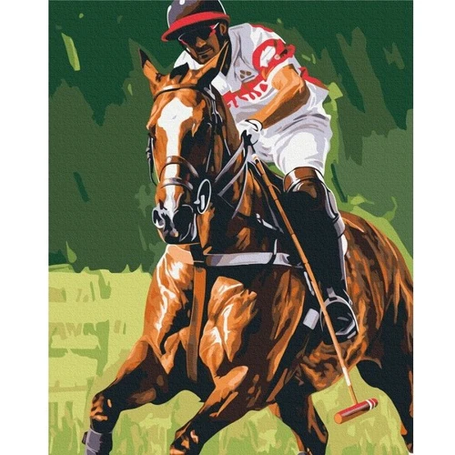 Картина по номерам Brushme Игрок в поло 40х50 см (BS54105)