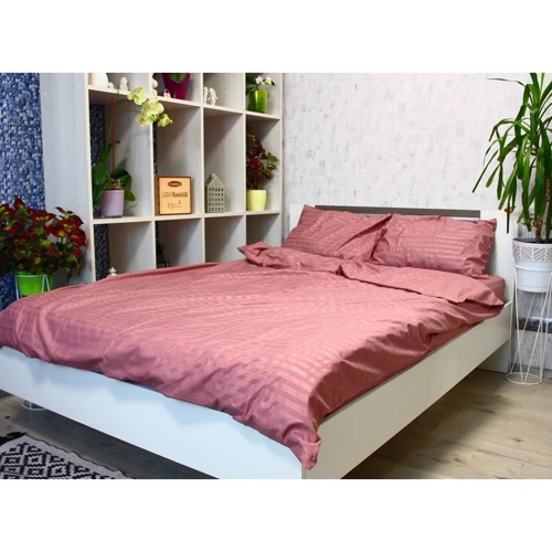 Комплект постельного белья LightHouse Mf Stripe Pudra страйп-микрофибра полуторный (2200000604989): Размер наволочек, см 50x70
