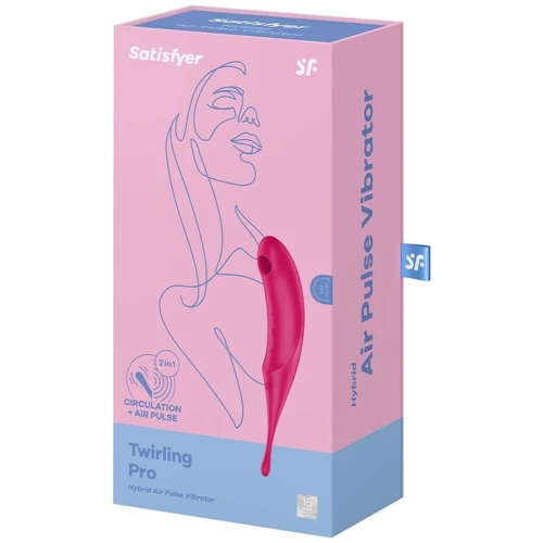 Вакуумный стимулятор Satisfyer Twirling Pro Red