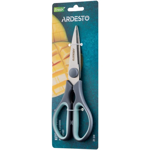 Ножницы кухонные Ardesto Fresh 21 см (AR2121GT): Рукоятка Пластик Soft Touch