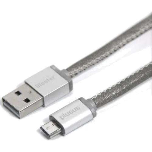 Кабель PlusUs USB Cable to Lightning LifeStar 25cm Moonlight Silver (LST2006025) фото 4