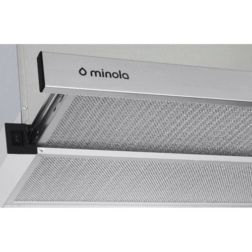 Вытяжка Minola HTL 6414 I 800 LED: Рекомендуемая площадь помещения (при высоте 2,7 м), м² более 28.5