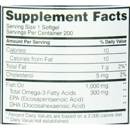 GNC Fish Oil 1000 360 caps: Форма выпуска Капсулы