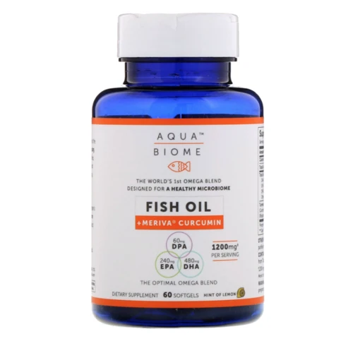Enzymedica Рыбий жир Meriva Curcumin Fish oil Рыбий жир и мерива куркумин 60 гелевых капсул