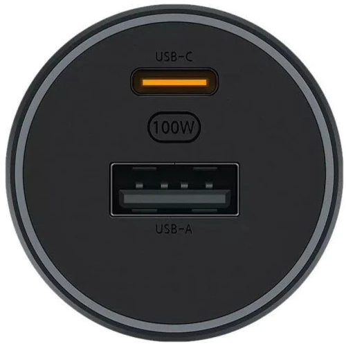 Зарядний пристрій Xiaomi Car Charger USB + USB-C 100W Black (CC07ZM): Сила струму 2.4а і більш