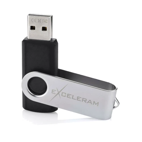 USB-флешка eXceleram 32GB P1 Series USB 2.0 Silver/Black (EXP1U2SIB32): Объем памяти 32 GB
