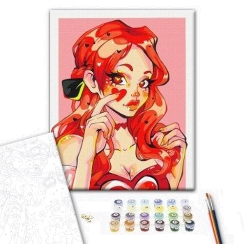 Картина по номерам Brushme Валентинка @nila_art_art мetalic/флуоресцентные 40х50 см (BS53901): Производитель Brushme