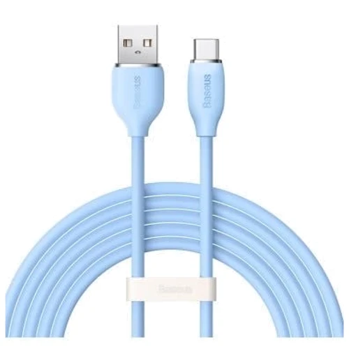 Кабель Baseus USB Cable to USB-C Jelly Liquid Silica Gel 100W 2m Blue (CAGD010103)