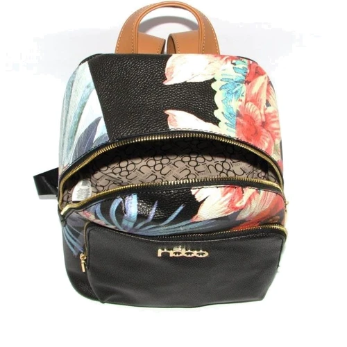 Женский рюкзак Nobo черный (NBAG-G2160-C020): Фактура Матовая, Зернистая