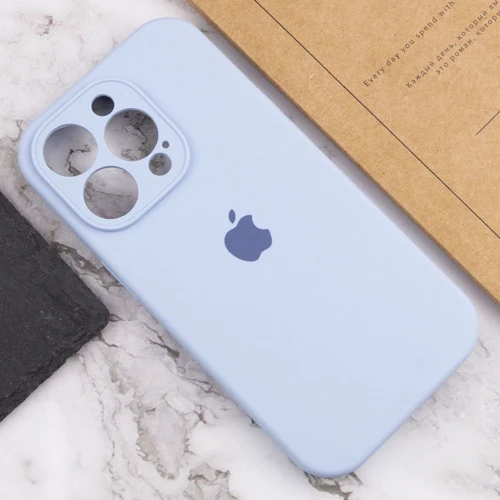 Чехол для iPhone Mobile Case Silicone Case Full Camera Protective Lilac Blue for iPhone 15 Pro Max: Тип аксессуара чехол