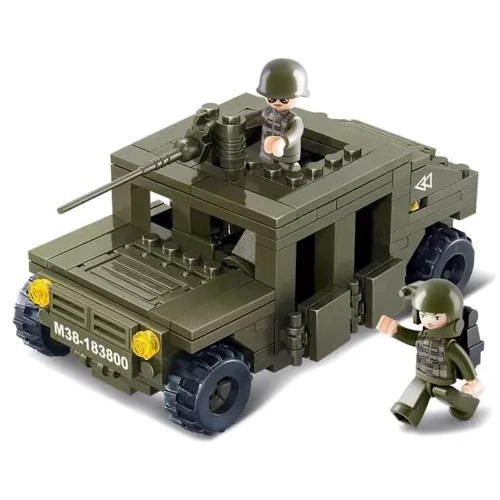 Конструктор SLUBAN M38-B0297 армія, військова машина, фігурки, 175дет, 23,5-19,5-4,5см