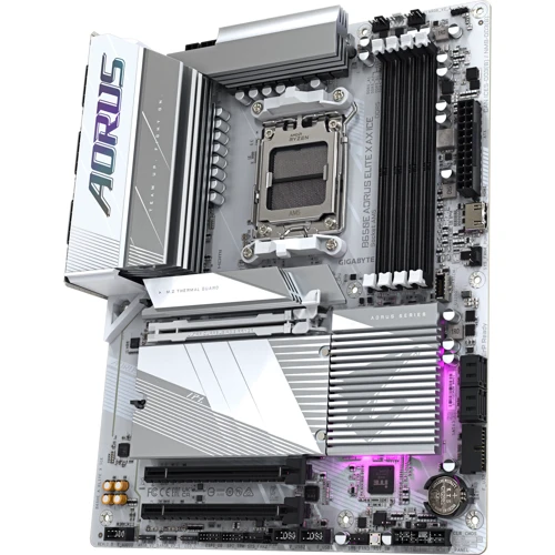 GIGABYTE B650E AORUS ELITE X AX ICE: Разъемы на плате USB Type-C, USB 3.2 Gen 1, USB 2.0, SATA 3.0, M.2