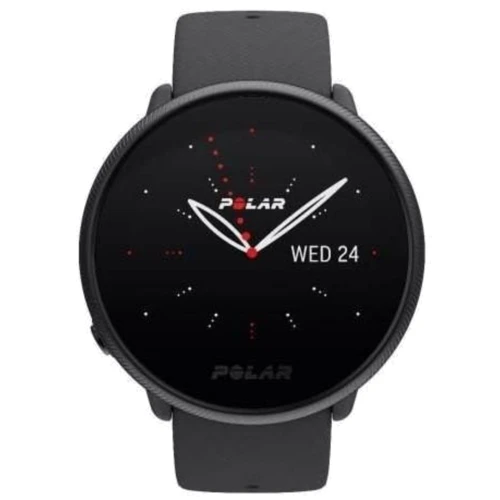 Смарт-часы Polar Ignite 2 Black Pearl S/L (90085182): Материал корпуса Полимерный корпус, армированный стекловолокном. Рамка и кнопка из нержавеющей стали.