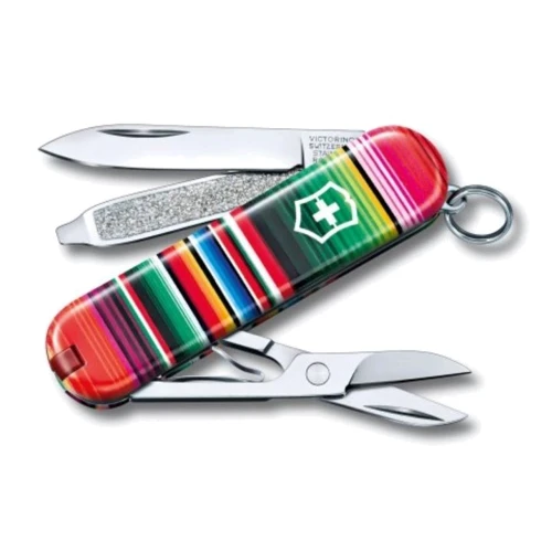 Мультитул Victorinox Classic LE Mexican Zarape 58мм/7функцій/кольоровий (0.6223.L2101): Тип мини-мультитул