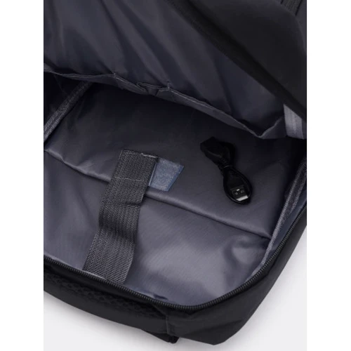 Чоловічий рюкзак Monsen чорний (C1SH-81001bl-black): Фактура Тканая, Матовая