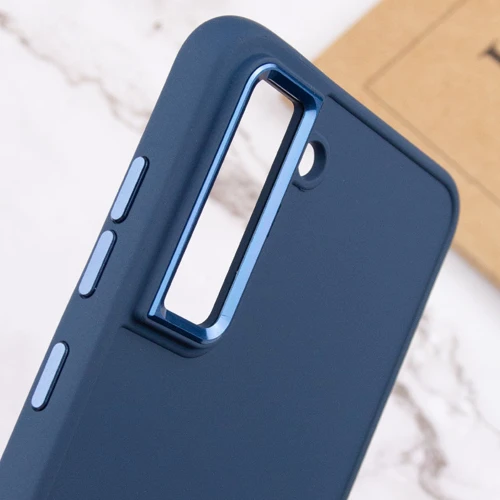 Чехол для телефонов TPU Case Bonbon Metal Style Cosmos Blue for Samsung S916 Galaxy S23+: Цвет синий