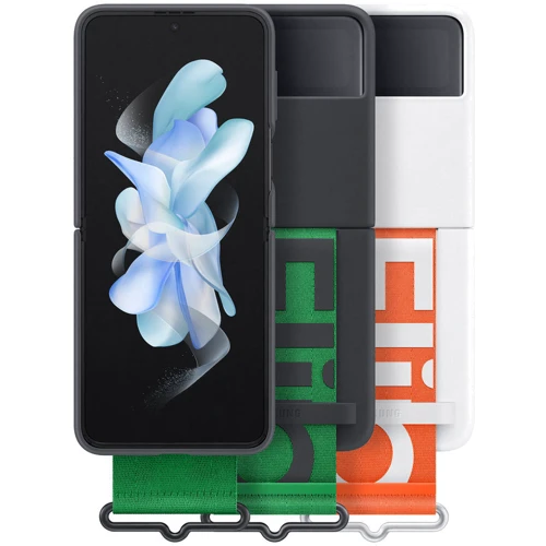 Чехол для телефонов Samsung Silicone with Strap Cover Black (EF-GF721TBEGUA) for Samsung F721 Galaxy Flip 4 фото 7