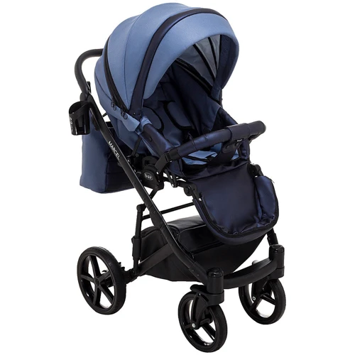 Коляска 2 в 1 Bair Marcel Soft BM-43 синий: Ширина шасси 60