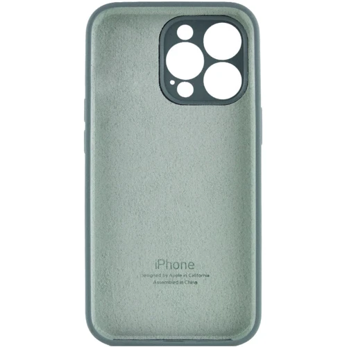 Чехол для iPhone Mobile Case Silicone Case Full Camera Protective Pine Green for iPhone 15 Pro Max: Цвет зеленый