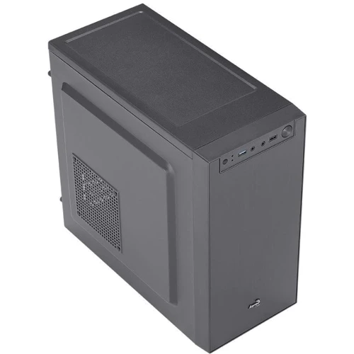 Корпус AeroCool CS-108-S-BK-v1 (ACCX-PC16001.11): Материал передней панели пластик