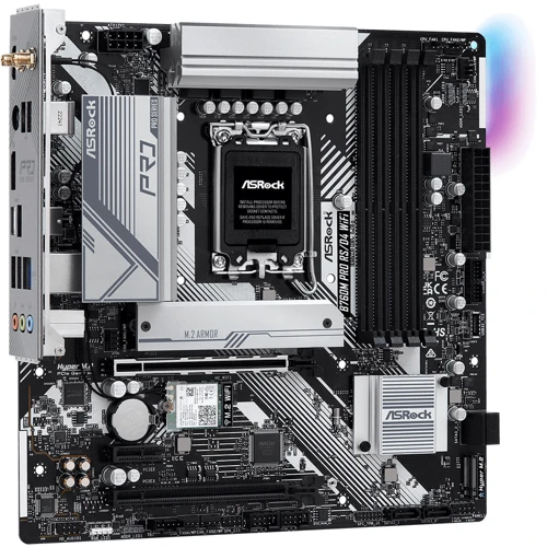ASRock B760 PRO RS/D4 WIFI: Оперативна пам'ять 4xDDR4 5333+ МГц, до 128 ГБ