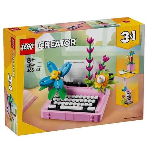 Конструктор LEGO Creator Типографская машинка с цветами 363 детали (31169)