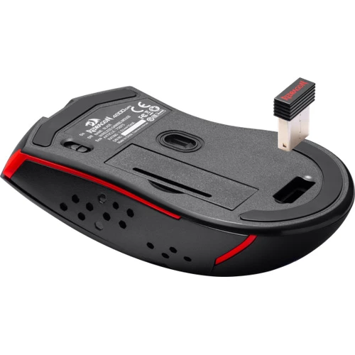 Мышь Redragon Blade IR Wireless Black (75075): Эргономика симметричная для левшей