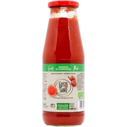 Томатное пюре Gusto Sano Mashed Tomatoes органическое 680 г (8057733190258)