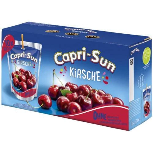 Сік Capri-Sun Cherry вишня, 200 мл (WT3391): Об'єм, л 0.2