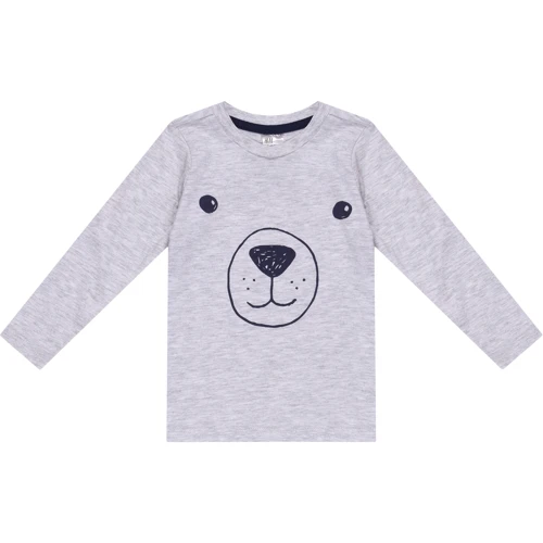 Лонгслів H & M 1450260 80 см сірий
