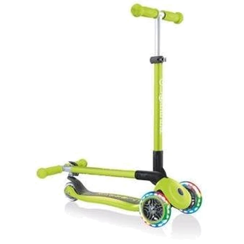 Самокат GLOBBER серії PRIMO FOLDABLE LIGHTS, зелений, колеса з підсвічуванням, до 50кг, 3+ (432-106-2): Матеріал коліс поліуретан