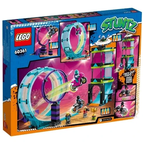 Конструктор LEGO City Stuntz Невероятная задача для каскадеров 385 деталей (60361): Серия City